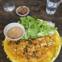 Banh xeo. Delicious  at Chickpea Eatery Thuan Chay in Hoi An