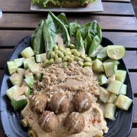 Green Bowl & falafel sandwich   at Chickpea Eatery Thuan Chay in Hoi An