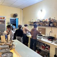 Open kitchen   at Chickpea Eatery Thuan Chay in Hoi An