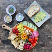 Vegan charcuterie board 😍 at Chickpea Eatery Thuan Chay in Hoi An