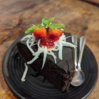Beetroot brownie at Chickpea Eatery Thuan Chay in Hoi An