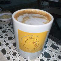 Vegan lattee  at Chickpea Eatery Thuan Chay in Hoi An