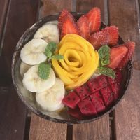 matcha smoothie bowl  at Chickpea Eatery Thuan Chay in Hoi An