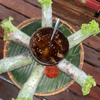 Spring rolls  at Chickpea Eatery Thuan Chay in Hoi An