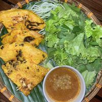 Ban xao (Vietnamese pancake)  at Chickpea Eatery Thuan Chay in Hoi An