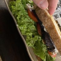 “Beef” sandwich  at Chickpea Eatery Thuan Chay in Hoi An