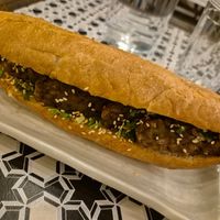 Tempeh bahn mi at Chickpea Eatery Thuan Chay in Hoi An