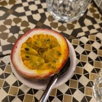 Complimentary passion fruit at Chickpea Eatery Thuan Chay in Hoi An