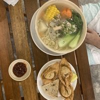 Wonton noodles   at Chickpea Eatery Thuan Chay in Hoi An