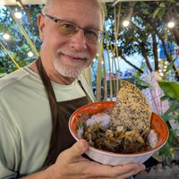 One of our practice dishes at Chickpea Eatery Thuan Chay in Hoi An