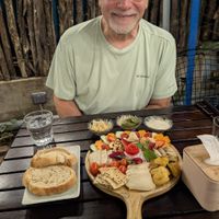 Artisan cheese platter for dinner at Chickpea Eatery Thuan Chay in Hoi An