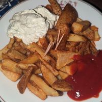 Potatoes 🥔 at Filía Laundry Shop & More in Zaharo