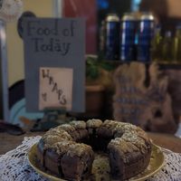 Blueberry cake 🫐 at Filía Laundry Shop & More in Zaharo