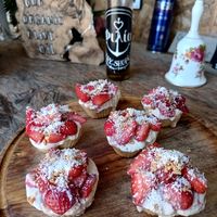 Strawberry Muffins at Filía Laundry Shop & More in Zaharo