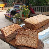 Home made 5 grains bread 🍞 at Filía Laundry Shop & More in Zaharo