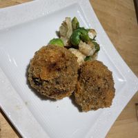 Vegan Broccoli croquette   at Chimaki in Tokyo