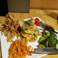 Potato salad (no honey in the carrot element)   at Chimaki in Tokyo