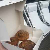 Danish with black sesame, Speculoos (Lotus) cruffin, pecan brioche  at Brioche Atelier in Gembloux