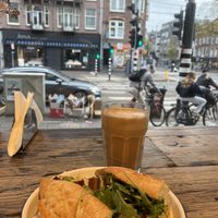 Crispy Bacon Sandwich  at Stach - Overtoom in Amsterdam