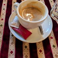Espresso with coconut milk at Little Bay in Belgrade