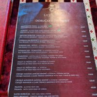 Brunch menu at Little Bay in Belgrade