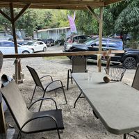 Outsidee  at Amore Arowako Vegan Club in St John