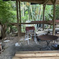 Outside  at Amore Arowako Vegan Club in St John