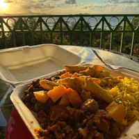 Medium plate close up at Amore Arowako Vegan Club in St John