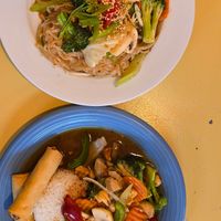 Pad Thai and Pad Nut at Thida's Thai Restaurant in Winnipeg