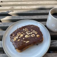 Vegan Nutella on Sourdough  at The Packhouse in Copenhagen