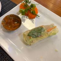 Sad little summer rolls with no tofu at Blue Orchid - Riverside in Jacksonville