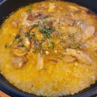 Risotto de boletus, setas, trufa at La Tapia in Salamanca