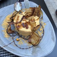 Hummus with crispy aubergine  at La Tapia in Salamanca