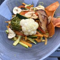 Stir fried vegetables   at La Tapia in Salamanca