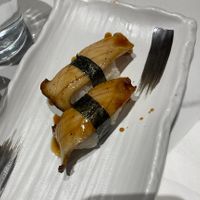 Vegetarian unagi.  at Tenon Vegetarian Cuisine in Markham