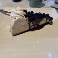 Blueberry vegan cheesecake   at Tenon Vegetarian Cuisine in Markham
