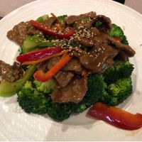 Beef broccoli  at Tenon Vegetarian Cuisine in Markham
