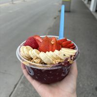 Beach Bum w/ Peanut Butter instead of Nutella  at Playa Bowls in Hampton