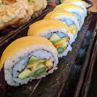 Vegan mango dragon roll at Yamazaki in Basingstoke