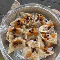 Vegan momos  at Didi's Healthy Delight in Queens