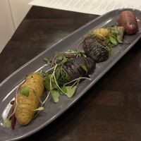 hasselback potatoes no dairy  at TEN 3 in Albuquerque
