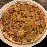 Vegan Curry Pizza 🍕  #Veganuary at Domino's Pizza - Mainzer Landstraße in Frankfurt