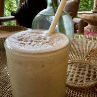 Oat milk drink  at Casa Curandera Bali in Ubud
