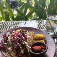 Jackfruit tacos  at Casa Curandera Bali in Ubud
