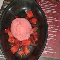 Sorbet with fruit at 't Zusje in Weert