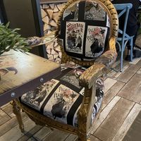 Vintage interior   at Blue Bird Cafe in Budapest