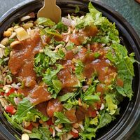 Kale bhel salad at Chafa Cafe And Studio in Pune