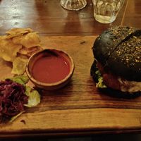 Vegan burger at Chafa Cafe And Studio in Pune