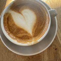 Oat latte  at Social Brew in Copenhagen