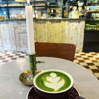 Matcha Latte  at Fabrique in Stockholm